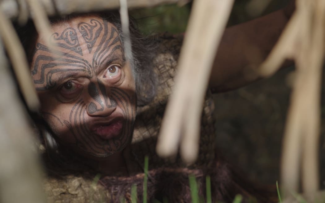 Te Rauparaha portrayed in NZ Wars: Stories of Wairau
