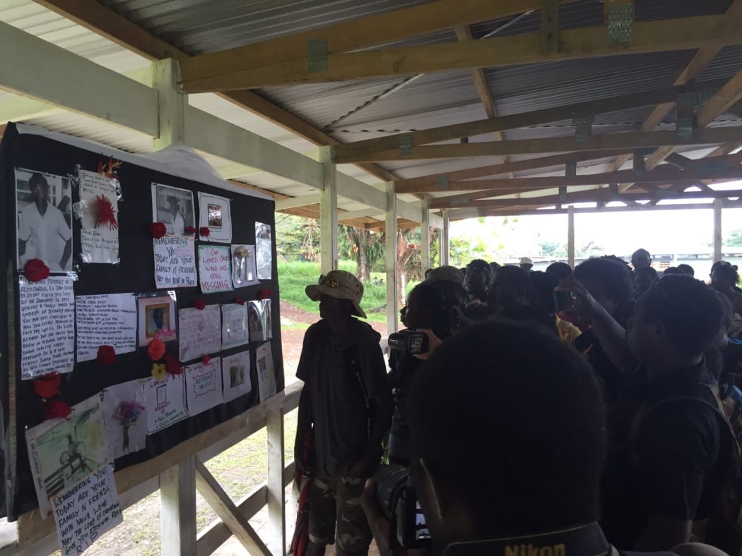Message board for family and wantoks of missing people in Bougainville.