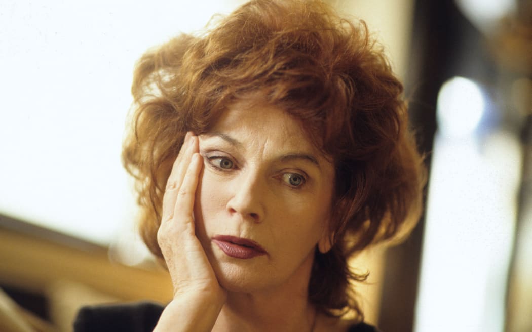 Edna O'Brien (born in 1930), Irish writer, 1996. (Photo by Jean-Pierre Couderc / Jean-Pierre Couderc / Roger-Viollet via AFP)