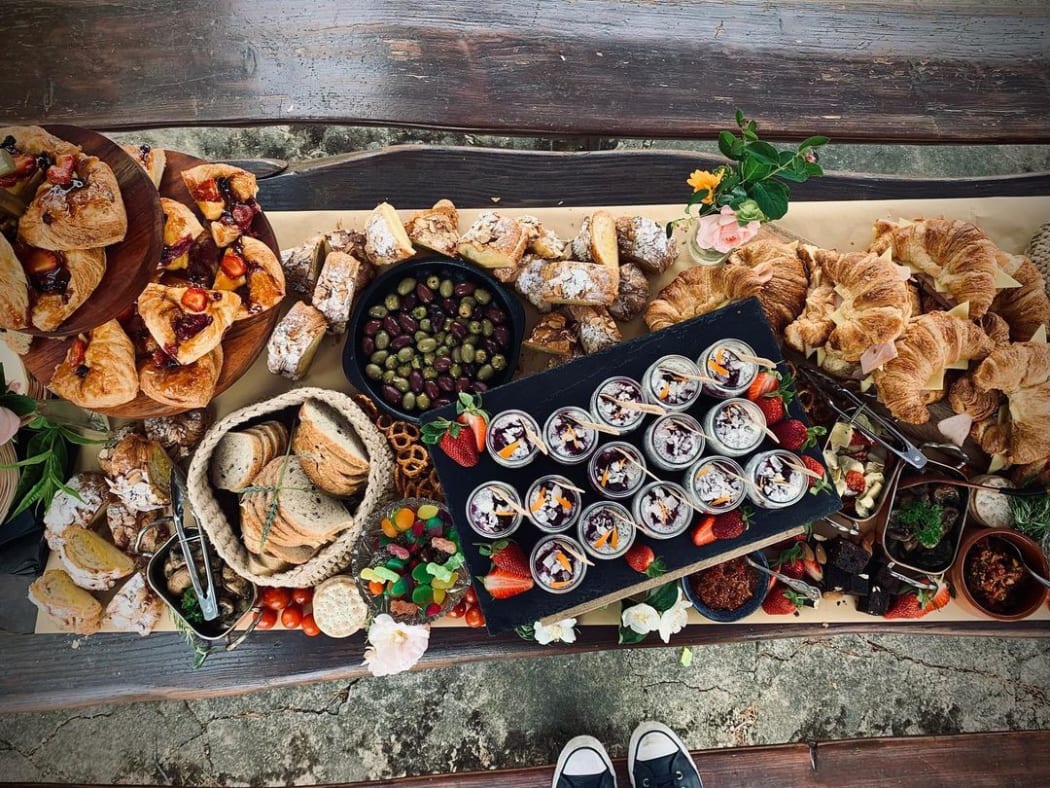 A brunch grazing platter