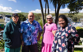 Porirua Wealth Pool members (left to right) Tu, John Mu, Catherine and Ruth Nonu.