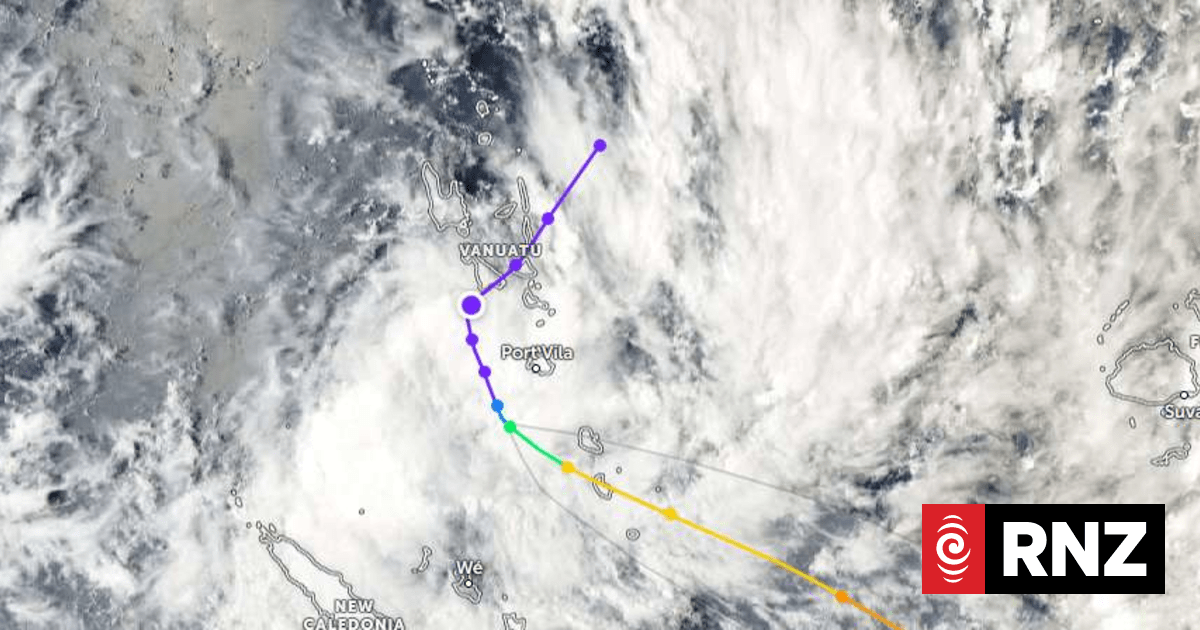 Category one Cyclone Urmil forms near Vanuatu