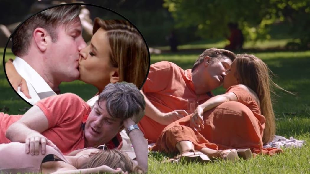 Troy tickled Carly at one point and telling her she is "naughty, naughty, naughty".