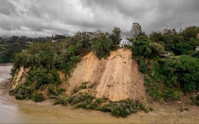 Slips around Titirangi after heavy rain lashed Auckland.