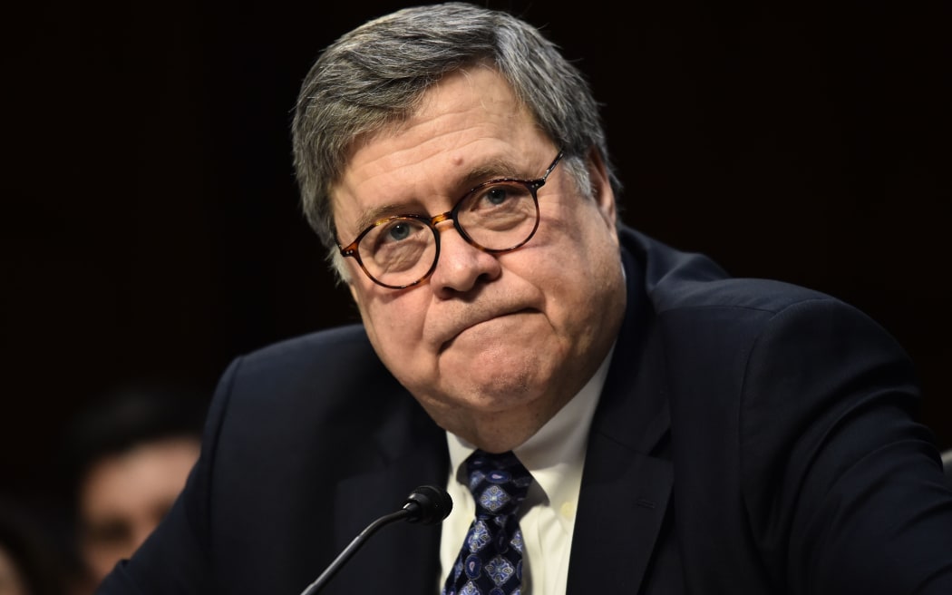 US Attorney General William Barr. (file photo)