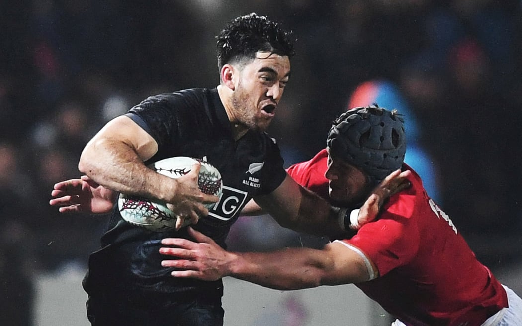 Nehe Milner-Skudder playing for the Maori All Blacks against the British and Irish Lions in Rotorua last year.