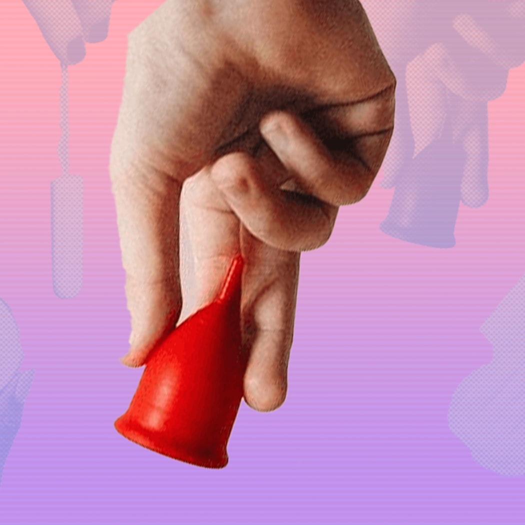 Composite imagery of menstruation products