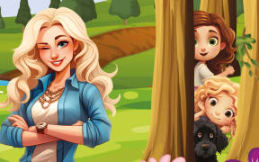Childrens book 'Lulu La Ru Steps up as a Step-Mum' written by Gina Bartlett