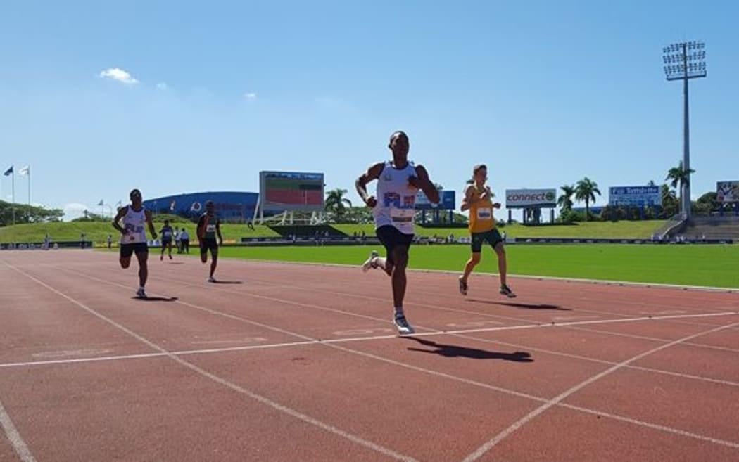Fiji sprint king Banuve Tabakaucoro.