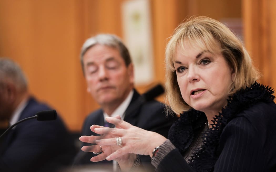 Judith Collins at the Select Committee hearings.