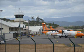 Air Caledonie aircraft at Noumea Airport
