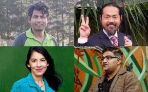 Clockwise from top left: Omar Faruque, Alan Wang, Syed Khurram Iqbal and Yadana Saw. Local elections 2025.