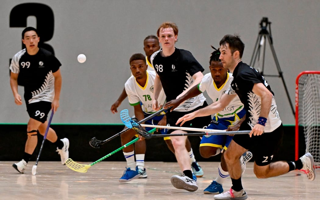 New Zealand beat Solomon Islands 10 goals to 2 at the Asia Oceania Floorball Confederation tournament.