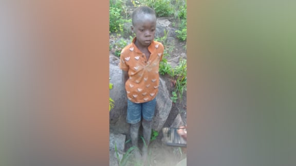 Zimbabwe boy Tinotenda Pudu