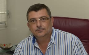 The President of the French overseas territory of New Caledonia, Philippe Germain, after being elected in April 2015.