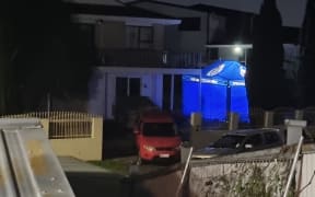 Police attend incident in Clendon Park in South Auckland on 11 August 2022.