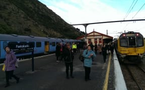 Services on a section of the Kapiti line in Wellington's were cancelled Thursday morning.