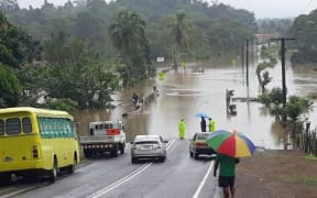 Flooding in the Naqali flats