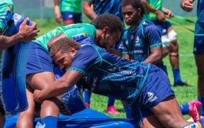 Fijian Drua during a training session ahead of the games against Chiefs this weekend. 6 March 2025