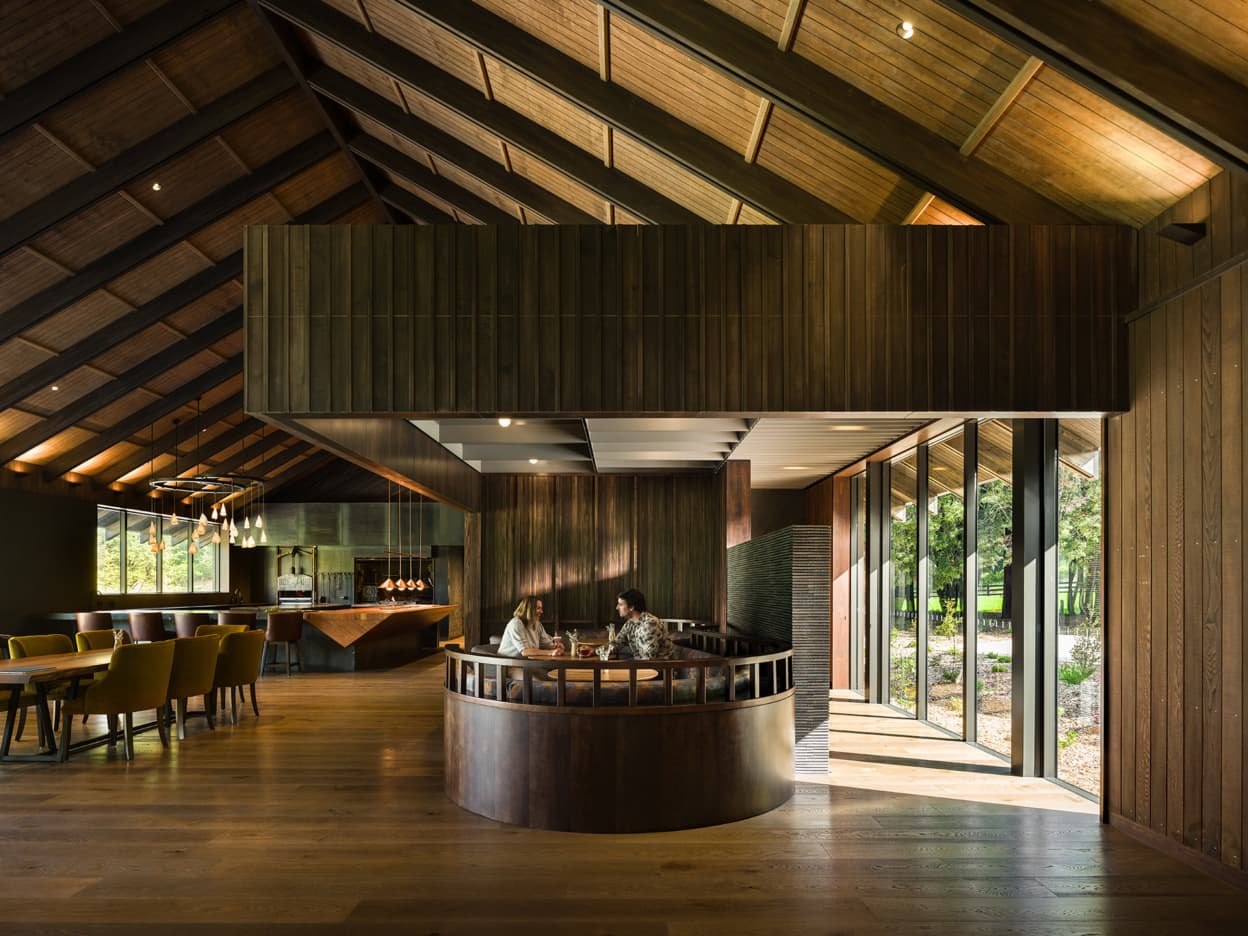 Chris Wheeler and Ashton Wright of Hierarchy Group designed Sugarloaf at Flockhill in Lake Pearson, Canterbury.