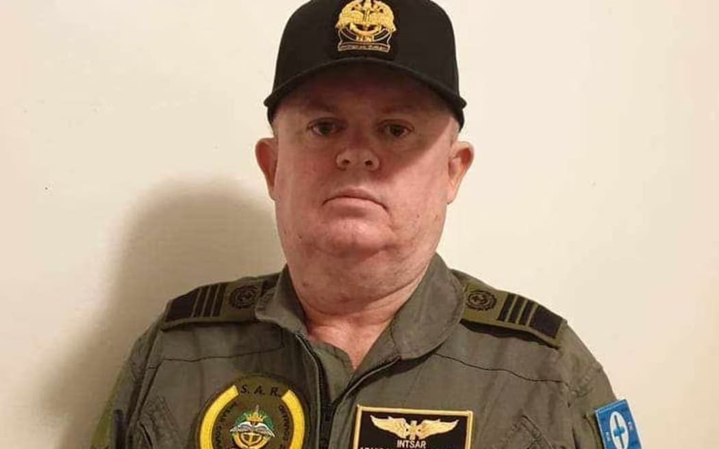 Peter Cowell has been wearing admiral uniforms with IntSAR insignia. (Supplied)