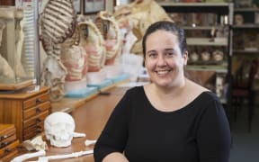 Associate Professor Sian Halcrow, a palaeopathologist from the University of Otago's Department of Anatomy.