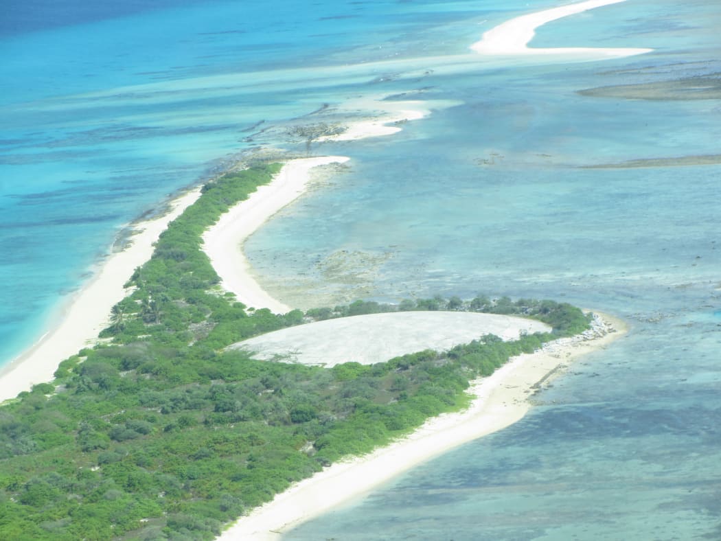 Runeit Dome, built by the US on Enewetak Atoll to hold radioactive waste from nuclear tests.