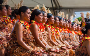 Tongan dancers at Polyfest 2018