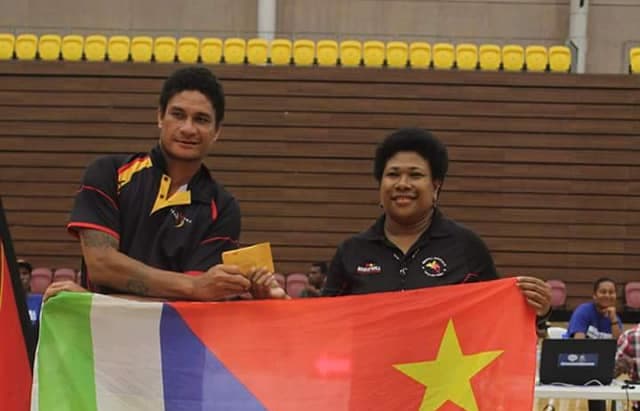 FIBA Central Board Member, Karo Lelai (right), was part of the FIBA's women's empowerment workshop in 2015.