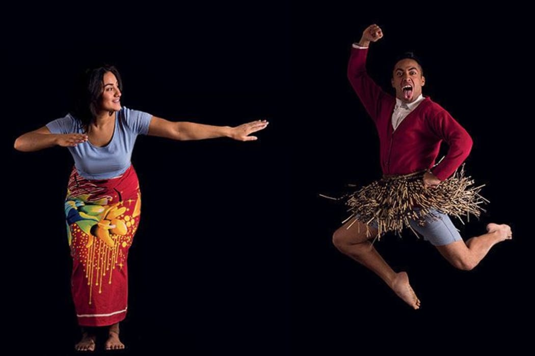 Dancers Sina Esera and Jacob Ioapo from Watercress Tuna and the Children of Champion Street.