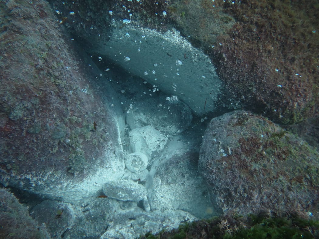 A volcanic vent at White Island.