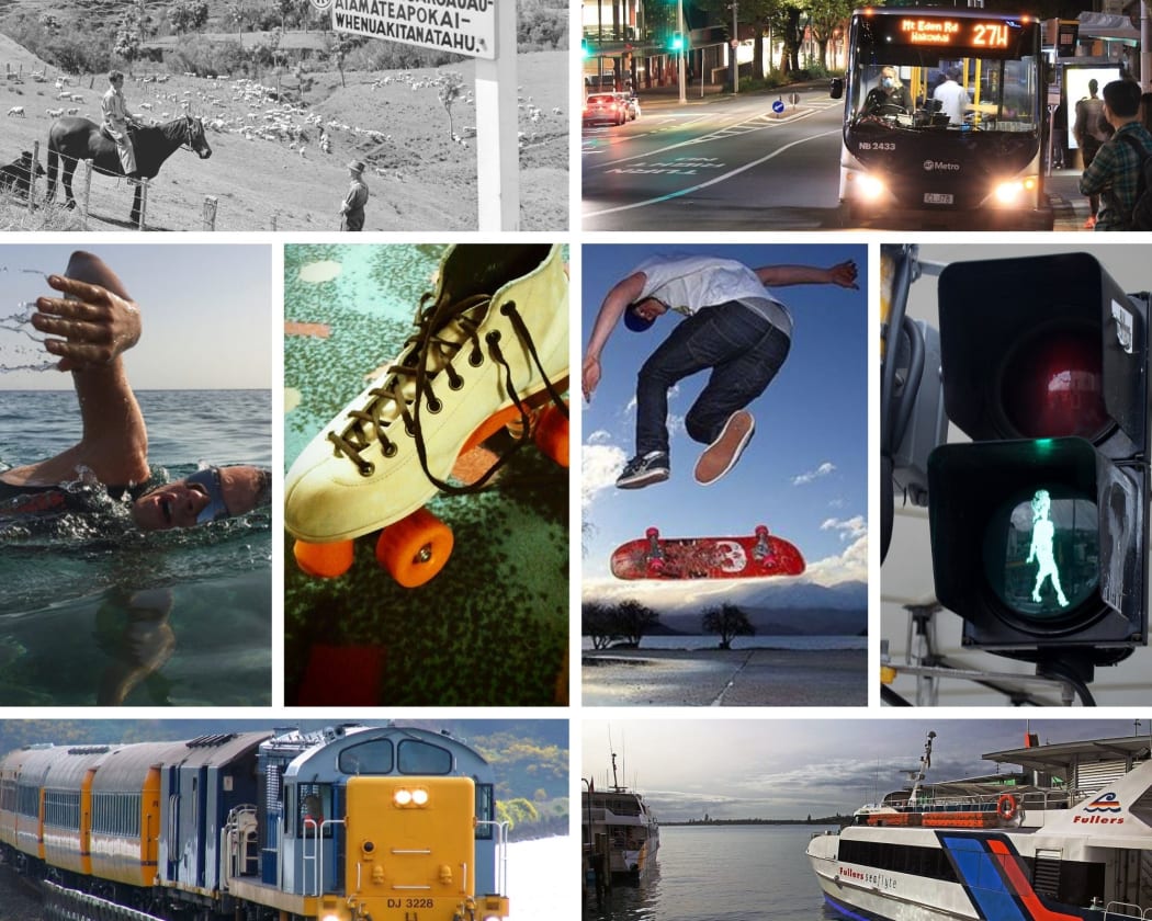 Car Free Transport collage