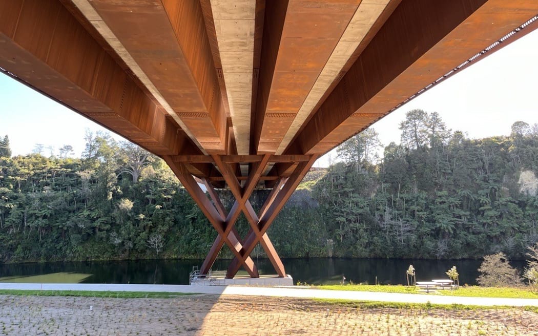 A $166.6 million bridge across the Waikato River at the southern edge of Hamilton, linking the city to a new subdivision, is weeks away from opening.