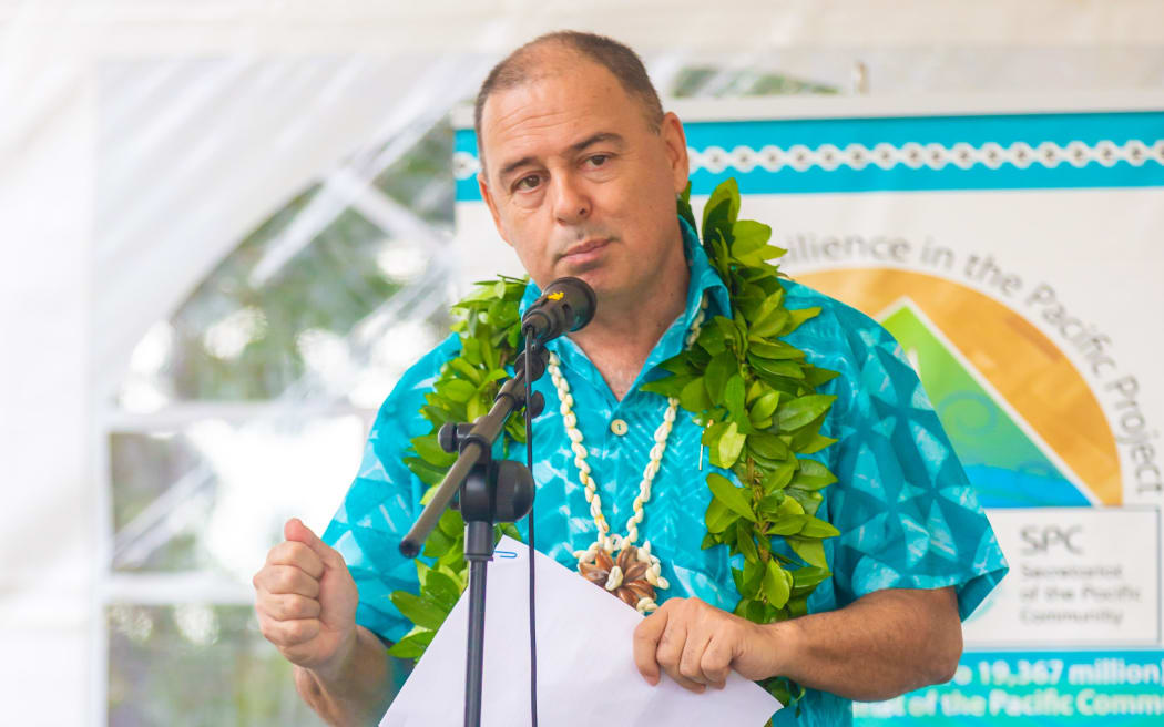Cook Islands Prime Minister, Mark Brown.