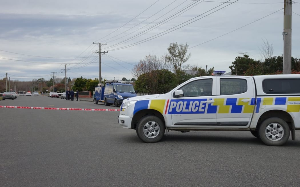 The Ashburton cordon this morning.