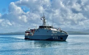 RFNS Puamau was gifted from the Australian government to Fiji and commissioned last month. 3 May 2024