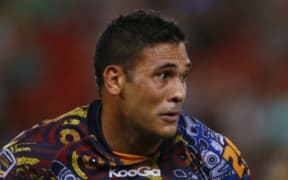 Justin Hodges during the NRL All Stars game at Suncorp Stadium, Brisbane on February 09, 2013.