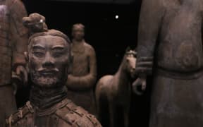 Terracotta Warriors at Te Papa.