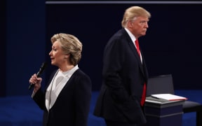 Hillary Clinton and Donald Trump.