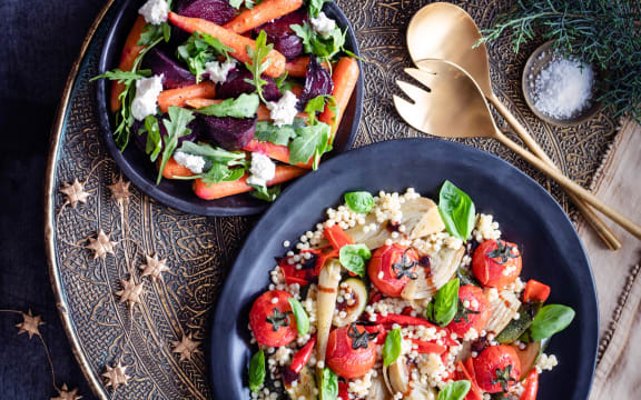 Baked vegetable salad by Lauraine Jacobs