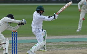 Azhar Ali in action for Pakistan against Black Caps