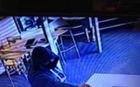 The police released this image in relation to the armed robbery in Te Awamutu.