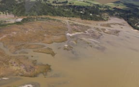 Flooding in the Takaka valley.