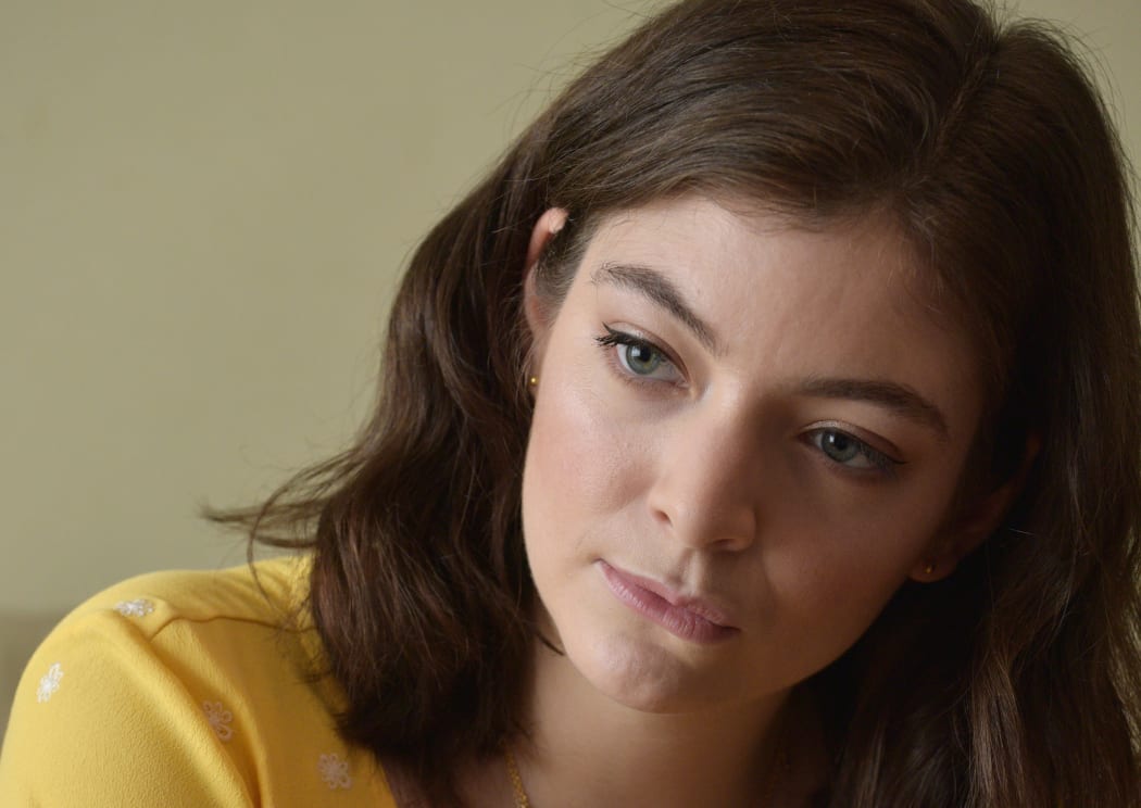 New Zealand singer Lorde.
