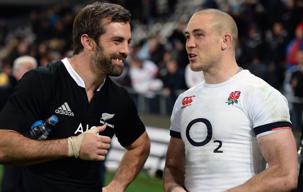 Conrad Smith and Mike Brown, Dunedin,  June 14, 2014.