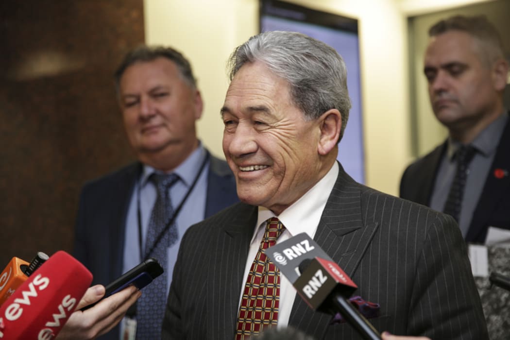 Winston Peters after meeting 12/10/17