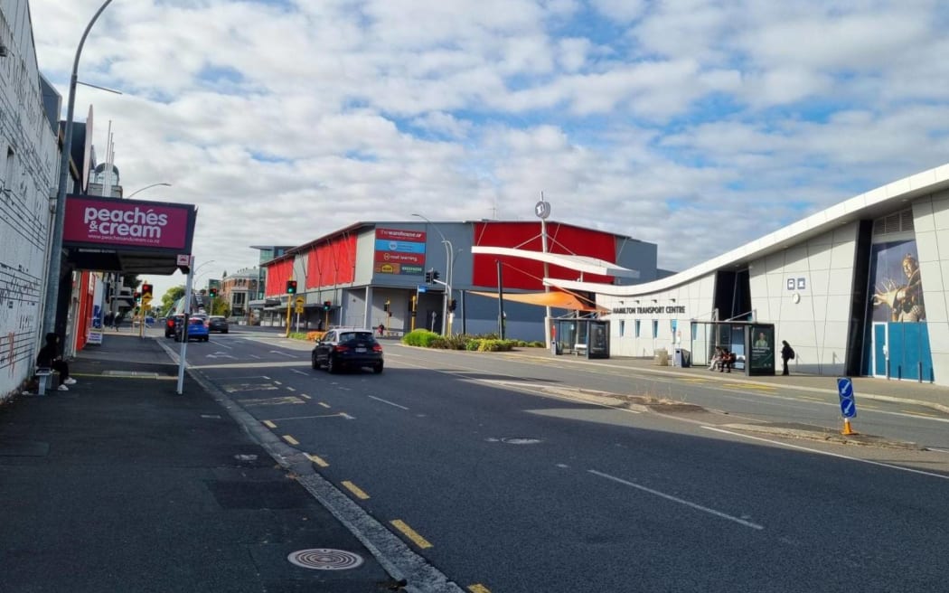 Anglesea Street in Hamilton, New Zealand.