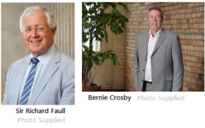 Bernie Crosby & Sir Richard Faull