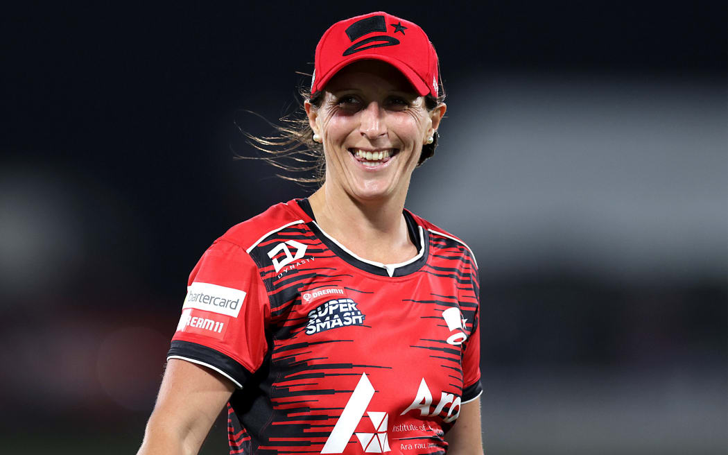 Game Changer winner Canterbury Magicians Kate Ebrahim. Dream 11 Super Smash T20 Cricket, Canterbury Magicians v Northern Spirit at Hagley Oval, Christchurch, New Zealand. Friday 15 January 2021.