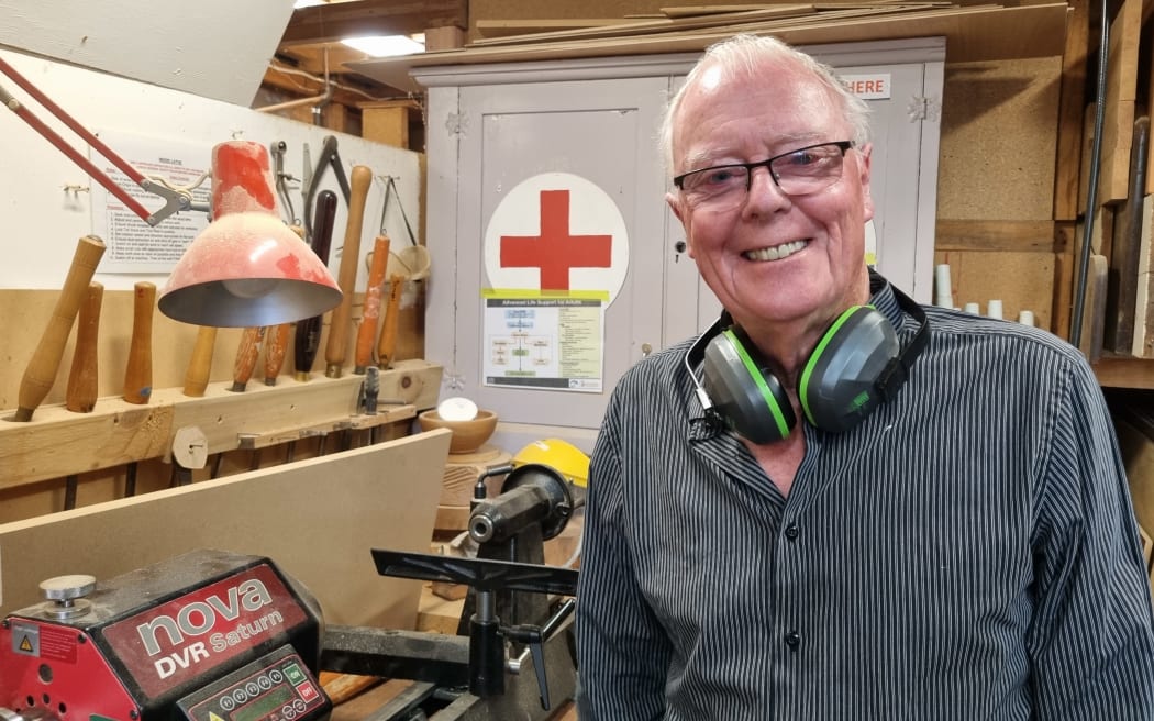 Whanganui Men's Shed president Bevan Chilcott.
